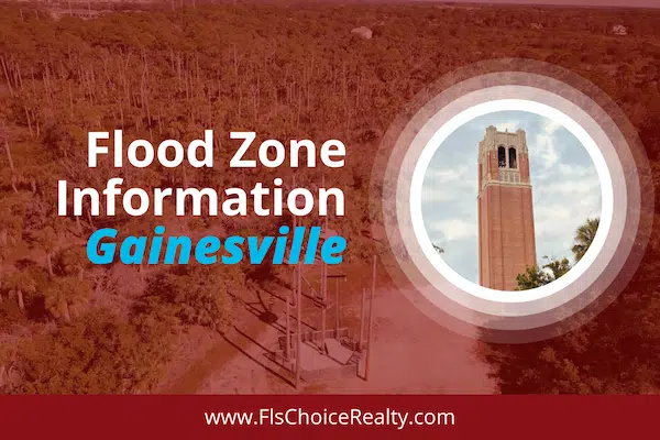 Flood zone information in Gainesville
